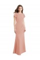 Cheap Cap Sleeves Long Chiffon Prom Dress with Low V-Back UK