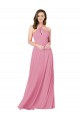 Cheap Chiffon Prom Dress with Keyhole Front UK