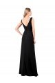 Cheap V-Neckline Chiffon Prom Dress with Draped Bodice UK