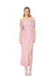 Cheap Mermaid Cold Shoulder Short Knee Length Chiffon Prom Dress UK