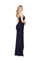 Cheap Draped Spaghetti Straps Long Chiffon Mermaid Prom Dress UK