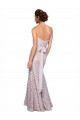 Cheap Floor Length Fitted Sweetheart Lace Prom Dress UK