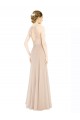 Cheap High Halter Neck Illusion Lace Prom Dress with Chiffon Skirt and Keyhole Back UK