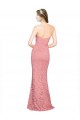 Cheap Fitted Sweetheart Mermaid Lace Prom Dress UK