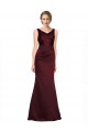 Cheap Figure Shaping Satin Prom Dress with Structured Pleats UK