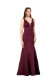 Cheap Sexy Satin Prom Dress with Side Cutouts UK
