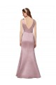 Cheap Sexy Satin Prom Dress with Side Cutouts UK