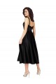 Cheap Short Square Neck Satin Cocktail Prom Dress / Homecoming Dress with Beading UK