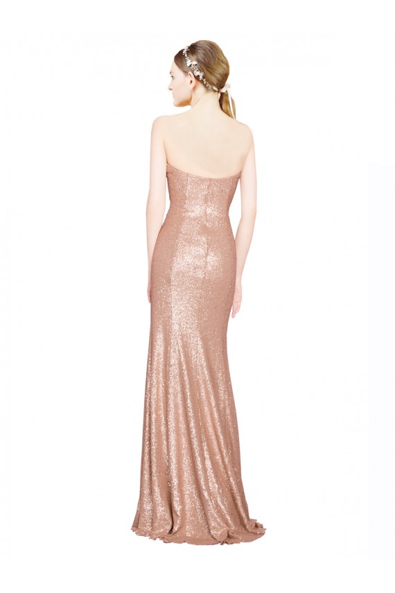 Cheap Sweetheart Full Length Long Sequin Prom Dress UK