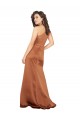Cheap One Shoulder Silky Satin Prom Dress UK