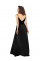 Cheap High Low V-Neckline Silky Satin Tulip Prom Dress with Wrap Skirt UK