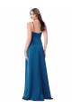 Cheap Cowl Neck Salky Satin Prom Dress UK