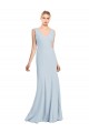 Cheap Sleeveless Seamed Bodice Trumpet Prom Dress UK