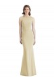 Cheap Criss Cross Twist Cutout Back Trumpet Prom Dress UK