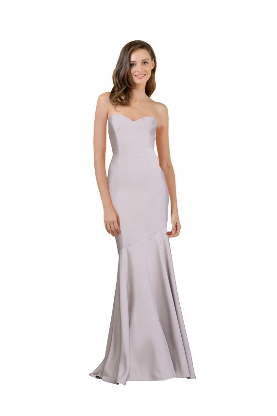 Cheap Crepe Mermaid Prom Dress with Low Back UK