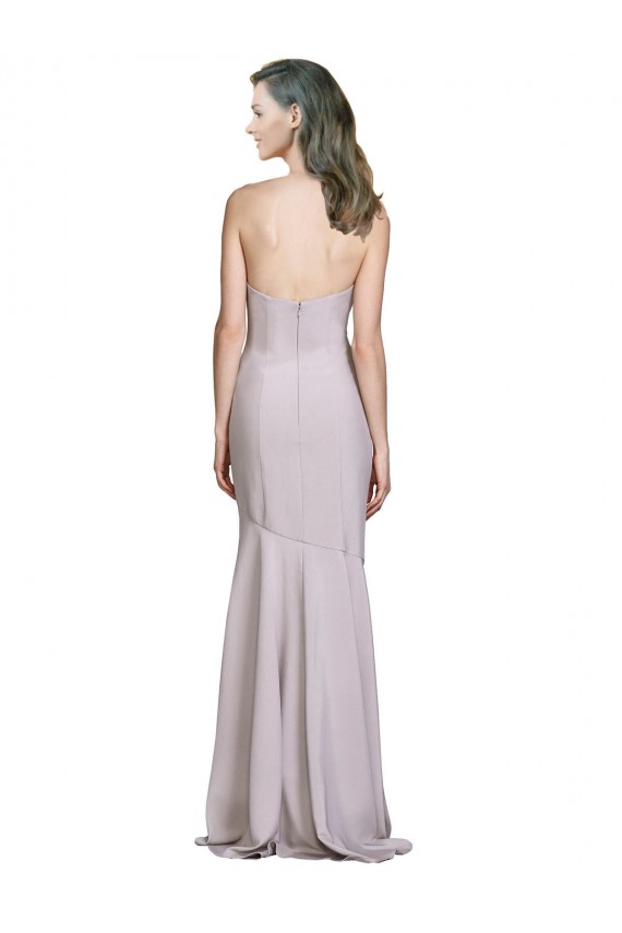 Cheap Crepe Mermaid Prom Dress with Low Back UK