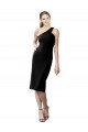 Cheap One Shoulder Short Crepe Cocktail Prom Dress / Homecoming Dress UK
