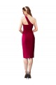 Cheap One Shoulder Short Crepe Cocktail Prom Dress / Homecoming Dress UK