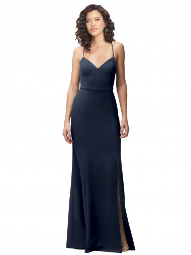Cheap Sweetheart Fit and Flare Stretch Crepe Prom Dress with Side Slit and Strappy Back UK