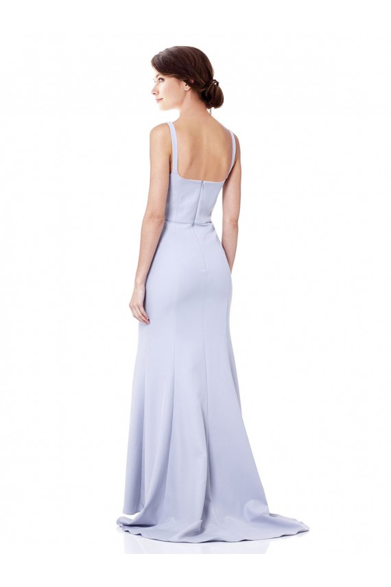 Cheap Sweetheart High Neck Sleeveless Crepe Prom Dress UK