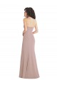 Cheap Strapless Princess Line Crepe Mermaid Prom Dress UK