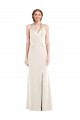 Cheap Halter Tuxedo Maxi Prom Dress with Front Slit UK