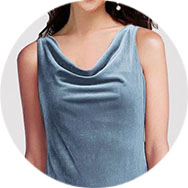 Cheap Cowl Neck Prom Dresses UK