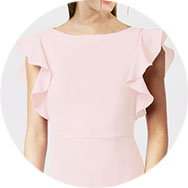 Cheap Ruffle Sleeves Prom Dresses UK